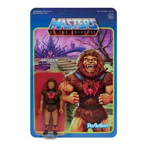 MASTERS OF THE UNIVERSE FIGURA REACTION 10CM WAVE 5 GRIZZLOR               