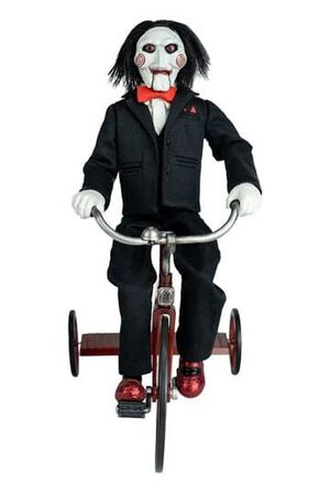 SAW FIGURA 1/6 BILLY THE PUPPET WITH TRICYCLE 18 CM