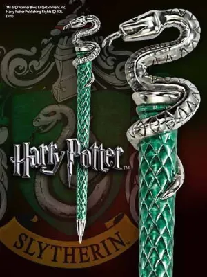 HARRY POTTER BOLIGRAFO SERPIENTE CASA SLYTHERING                           
