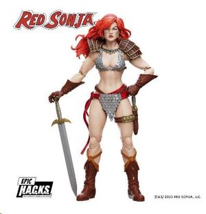 RED SONJA EPIC HACKS FIGURA RED SONJA