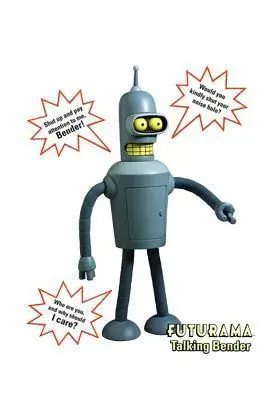 FUTURAMA BENDER CON SONIDO FIG 20 CM                                       