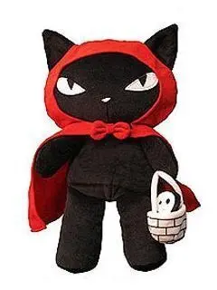 EMILY THE STRANGE PELUCHE GATO CAPERUCITA ROJA 20CM                        