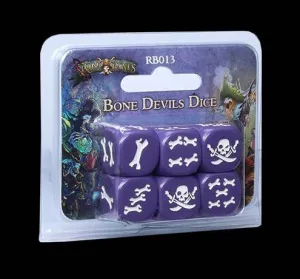 RUM & BONES: SET DE DADOS DEMONIO DE HUESO                                 