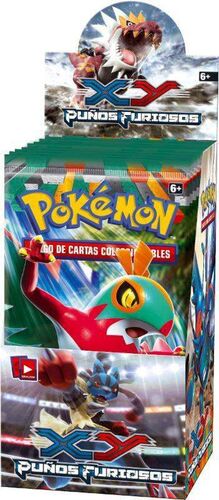 POKEMON XY PUÑOS FURIOSOS SOBRE                                            