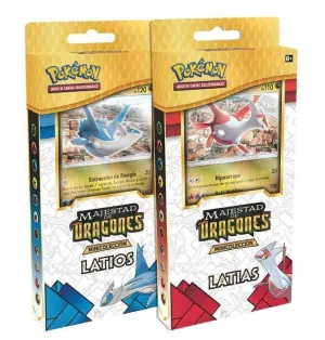 POKEMON JCC MINICOLECCION LATIAS / LATIOS MAJESTAD DE DRAGONES             