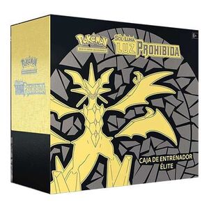 POKEMON JCC SOL Y LUNA CAJA DE ENTRENADOR ELITE LUZ PROHIBIDA              