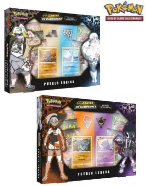 POKEMON JCC CAJA CAMINO DE CAMPEONES COLECCION ESPECIAL CON PIN            