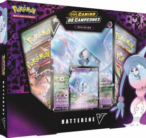 POKEMON JCC CAJA CAMINO DE CAMPEONES HATTERENE V BOX                       