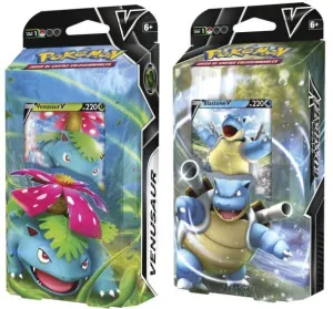 POKEMON JCC BARAJA DE COMBATE V - VENUSAUR V O BLASTOISE V