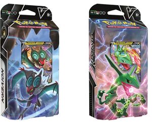 POKEMON JCC BARAJA COMBATE V DE RAYQUAZA V O NOIVERN V