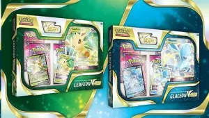 POKEMON JCC COLECCIÓN ESPECIAL GLACEON V-ASTRO / LEAFEON V-ASTRO