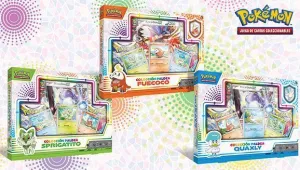 POKEMON JCC COLECCION PALDEA FUECOCO/SPRIGATITO/QUAXLY