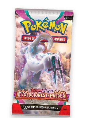 POKEMON TCG ESCARLATA Y PURPUA EVOLUCIONES EN PALDEA SOBRE