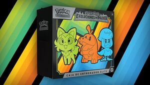 POKEMON JCC CAJA DE ENTRENADOR ÉLITE ESCARLATA Y PÚRPURA: EVOLUCIONES EN PALDEA