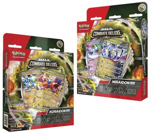 POKEMON JCC BARAJA DE COMBATE DELUXE KORAIDON EX / MIRAIDON EX