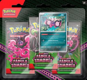 POKEMON JCC ESCARLATA Y PÚRPURA: FÁBULA SOMBRÍA 3-PACK BLISTER