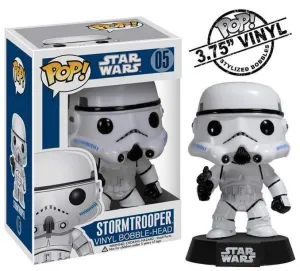 STAR WARS CABEZON 10 CM STORMTROPPER BOBBLE POP                            