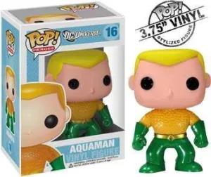 AQUAMAN CABEZON 10 CM VINYL POP DC HEROES                                  