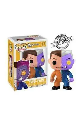 DOS CARAS CABEZON 10 CM POP HEROES DC                                      