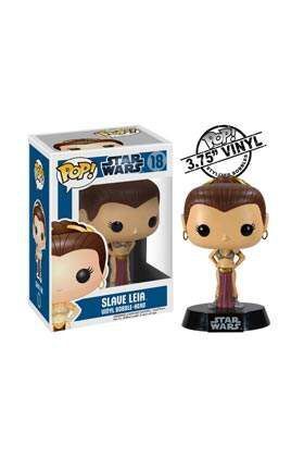 LEIA ESCLAVA SLAVE CABEZON 10 CM BOBBLE POP STAR WARS                      