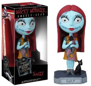 PESADILLA ANTES DE NAVIDAD CABEZON 18 CM SALLY WACKY WOBLER                