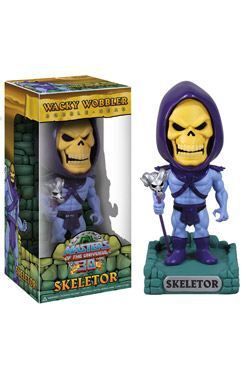 MASTERS DEL UNIVERSO WACKY WOBBLER CABEZON SKELETOR 15 CM                  