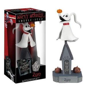 PESADILLA ANTES DE NAVIDAD WACKY WOBBLER CABEZON ZERO 18CM                 