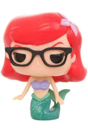 LA SIRENITA CABEZON 10 CM ARIEL PURPURINA  GAFAPASTA VINYL POP             