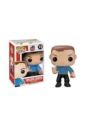 SHELDON UNIFORME STAR TREK FIG. 10 CM VINYL POP BIG BANG THEORY            