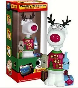 FAMILY GUY BRIAN NAVIDAD CABEZON 18CM                                      