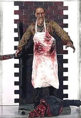 NOW PLAYING LAND OF THE DEAD FIG 18CM - THE BUTCHER                        