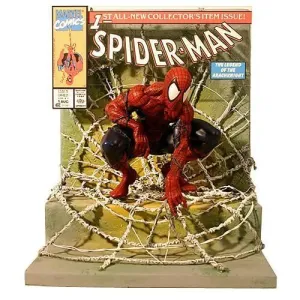 SPIDERMAN ESTATUA COMIC BOOK SCENE REPLICA                                 