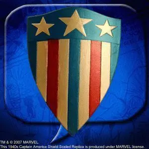 CAPITAN AMERICA REPLICA A ESCALA DEL ESCUDO MOD. 1940                      