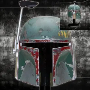 STAR WARS CASCO A ESCALA BOBA FETT EP.V                                    