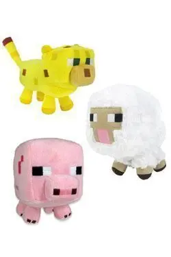 MINECRAFT PELUCHES 18 CM ANIMALS                                           