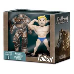 FALLOUT PACK FIGURAS RAIDER Y VAULT BOY (FUERTE) 7 CM