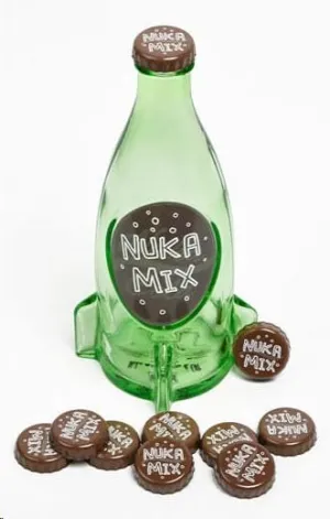 FALLOUT BOTELLA SERIES GLASS BOTELLA & CHAPAS NUKA MIX