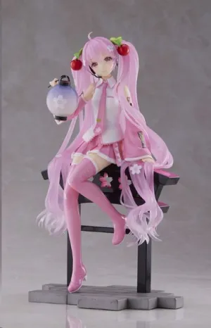 HATSUNE MIKU FIGURA 18 CM SAKURA MIKU LANTERN VER. AMP
