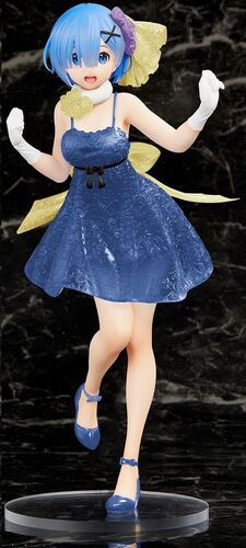 RE:ZERO STARTING LIFE IN ANOTHER WORLD REM CLEAR DRESS VER. RENEWAL ED. PRECIOUS FIG. 23 CM