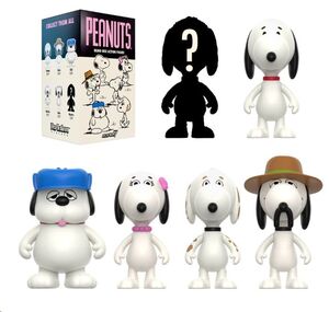 PEANUTS REACTION FIGURAS SNOOPY'S SIBLINGS WAVE 10 BLIND BOX 10 CM