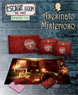 ESCAPE ROOM THE GAME. EXPANSION ASESINATO MISTERIOSO                       