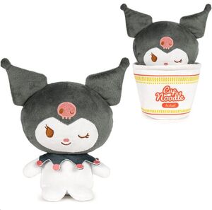 HELLO KITTY & FRIENDS PELUCHE KUROMI CUP NOODLES 16 CM