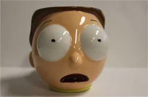 RICK Y MORTY TAZA 3D MORTY FACE                                            