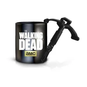 THE WALKING DEAD TAZA CERAMICA 470 ML CROSSBOW HANDLE COFFEE               