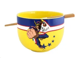 MY HERO ACADEMIA BOL PARA RAMEN CON PALILLOS ALL MIGHT 414 ML