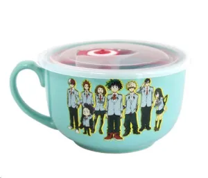 MY HERO ACADEMIA BOL DE RAMEN CON TAPA Y ASA UA 532 ML