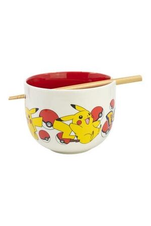 POKÉMON BOL PARA RAMEN CON PALILLOS FACE