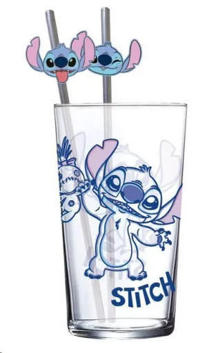 LILO & STITCH VASO TUMBLER CON PAJITAS STITCH 485 ML