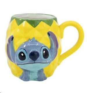 LILO & STITCH TAZA 3D STITCH PIÑA 414 ML