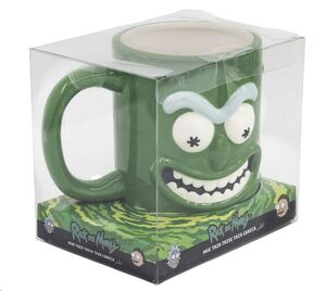 RICK & MORTY TAZA 3D PICKLE RICK 739 ML